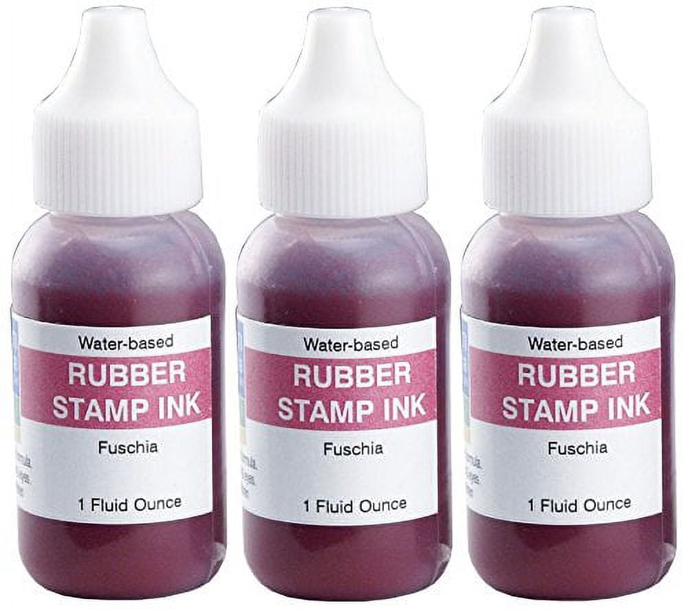 Infusion 8" x 12" Extra Large Industrial Stamp Ink Pad, Your Go to Large Stamp Ink Pad for Bright Color, Even Coverage and Durability, Fuchsia Stamp Pad
