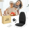 thumbnail image 6 of Snailax Vibrate Seat Massage Cushion, Back Massager with Heat for Pain Relief, Massage Mat with APP Control, 6 of 6