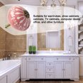 thumbnail image 5 of Uxcell Ceramic Vintage Wardrobe Dresser Door Knobs Pull Handle Pink 4 Pack, 5 of 7