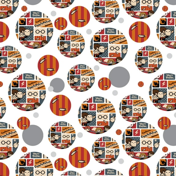 Harry Potter Cute Chibi Pattern Premium Gift Wrap Wrapping Paper Roll