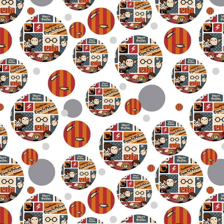Harry Potter Cute Chibi Pattern Premium Gift Wrap Wrapping Paper Roll 