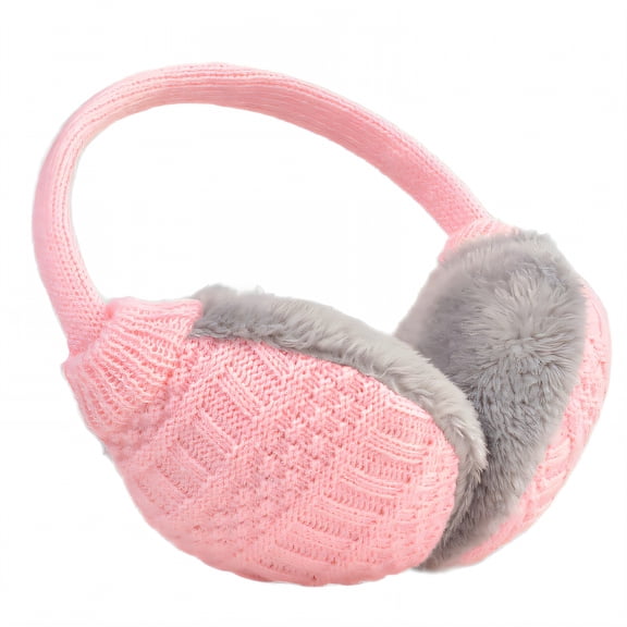 TELOLY Ear Muffs for Winter Women,Universal Size Fit Earmuffs for Women Winter,Fashionable Everyday Wear Ear Muffs,Pink