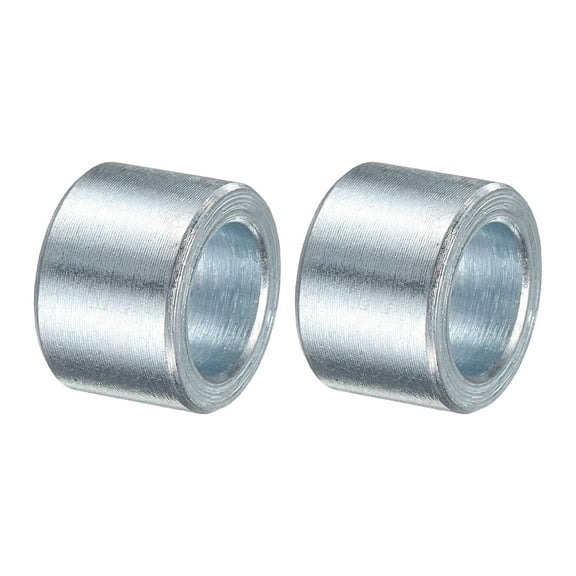 2 Packs Galvanized Steel Spacer 1/2" Bore x 3/4" OD x 1/2" Length