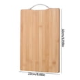 thumbnail image 5 of Fmbmuo Wood Cutting Board for Kitchen Durable Dishwasher Safe, Non-slip for Meat,Vegetables,Fruits, Easy to Clean Thick Portable Butcher/Chopping Blocks, Brown, 5 of 5