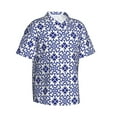 thumbnail image 2 of Balery Men'S Summer Hawaiian Shirts Short-Sleeve Design Name Printed Casual Shirts - Size Name, 2 of 9