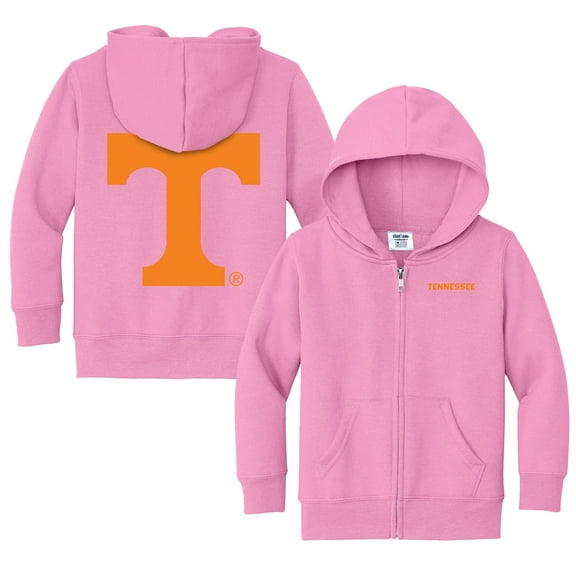 Toddler Chad & Jake Pink Tennessee Volunteers Primary Logo Full-Zip Hoodie