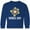 Royal Blue, variant on Turtley Cute Girl Turtle Long Sleeve Youth T-Shirt