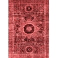 thumbnail image 1 of Ahgly Company Machine Washable Indoor Rectangle Abstract Red Modern Area Rugs, 2' x 4', 1 of 1