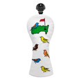 thumbnail image 1 of Funda de madera para palos de golf, equipo de golf con etiqueta n. degree 1, funda protectora de cuero n. degree 3 3 5, 1 of 9
