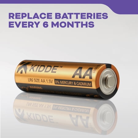 KIDDE 10-YEAR SEALED LITHIUM BATTERY-OPERATED COMBINATION SMOKE & CARBON MONOXIDE DETECTOR