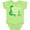 Lime Green, variant on Inktastic My Pop Pop Loves Me Dinosaur Boys or Girls Baby Bodysuit
