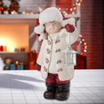 thumbnail image 4 of Estatuilla de niño Zulema Adorno navideño Regalo blanco, 4 of 8