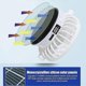 thumbnail image 3 of Adults Mesh Baseball Cap Fishing Beach Hats with Solar Fan, Summer UV Protection, 3 of 5