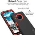 thumbnail image 4 of CoverON For Nokia X100 Case, Military Grade Heavy Duty Full Body Rugged Phone Cover, Black, 4 of 7