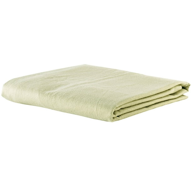 Deluxe Massage Sheet Set Flannel (SAGE), 1 Fitted Massage Sheet By NRG