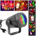 thumbnail image 4 of Proyector de Navidad LED Luces giratorias 20 Patrón Lámparas decorativas (Reino Unido) Wdftyju Para estrenar, 4 of 5