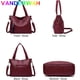 thumbnail image 5 of Bolso de mano de marca genuina para mujer, bolsos de cuero de alta calidad para mujer 2024, bolso bandolera grande con asa superior para mujer, 5 of 5