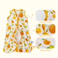 thumbnail image 2 of Saco de dormir TILLYOU para 6 a 12 meses, 0,5 tog, 2 unidades, algodón ligero, 2 of 6