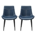 thumbnail image 3 of Linon Edler Blue Dining Chairs, Set of 2, 3 of 10