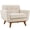 Beige, variant on Allora Tufted Upholstered Accent Chair in Beige