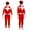 Red, variant on ZUITEH Power Rangers Cosplay Jumpsuit Fancy Dress up costume party Playsuit M Size,Red