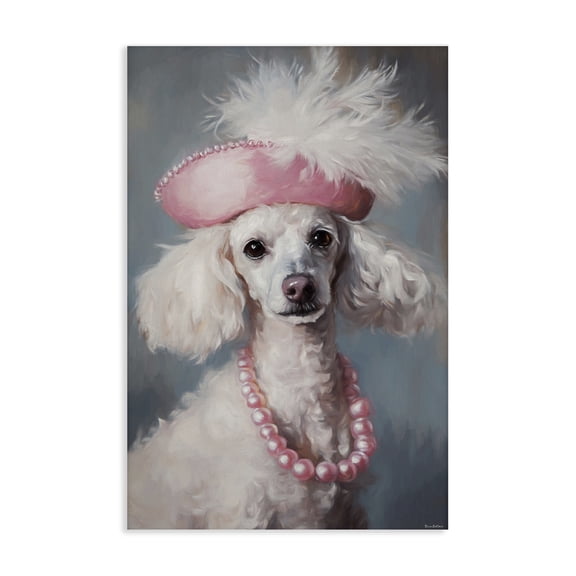 Stupell Industries Cottage Beautiful Collette Pup Canvas Art, 16 x 24, by Tina LeCour