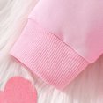 thumbnail image 7 of Vividxx Girls Clothes Outfits Baby Girl Clothes Set Pullover Sports Pants Sets Fashionable Casual Heart Pattern Soft And Comfortable Sports Pants Sets 9-12 Months, 7 of 7