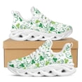 thumbnail image 1 of Zapatos planos transpirables de verano con estampado 3D de trébol y cordones, informales, vulcanizados, para el Día de San Patricio, zapatillas de moda urbana, 1 of 6