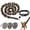 Copper, variant on Chain Leash, Lightweight Giant Iron Paw Dog Chain for Small Dog, Funny Fake Chains Dog Leash, Plastic Imitating Irons Chains Looks Strong and Heavy for Photo Props