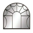 thumbnail image 2 of DecMode 35" x 35" Copper Window Pane Inspired Wall Mirror with Arched Top, 2 of 8