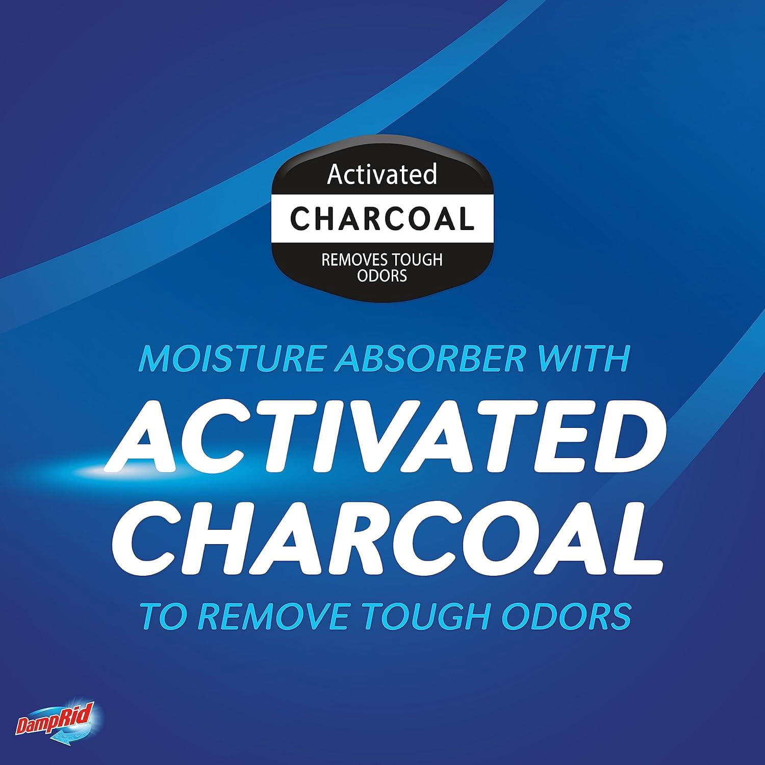 Fragrance Free Disposable Moisture Absorber with Activated Charcoal, 18 oz (Pack of 3) & Odor Remover, Lasts Up To 60 Days, No Electricity Required