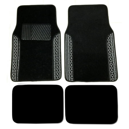 Baja Truck Parts - Premium Carpet 4PC Front & Rear Driver PMats Cars Trucks Sedans SUVs (Baja Inca)