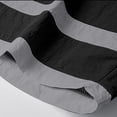 thumbnail image 3 of Men Shorts Casual Knee Length Men's Running Athletic Shorts, Color Black Elastic Waist Drawstring Shorts, Loose Casual Outdoor Hiking Short Pants Black 4XL, 3 of 7