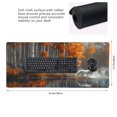 thumbnail image 2 of Xecao White Horse Autumn Birch Print Large Mouse Pad, 16x35.5in Mousepad, Professional Non-Slip Rubber Base Big Mouse Pad, Mouse Pad for Gaming & Office Full Desk Mouse Pad, 2 of 9