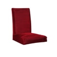 thumbnail image 1 of Color Estiramiento Comedor Silla Asiento Cubierta Protector para Banquete de Boda Decoración de Partido Vino rojo Baoblaze Fundas de silla, 1 of 8