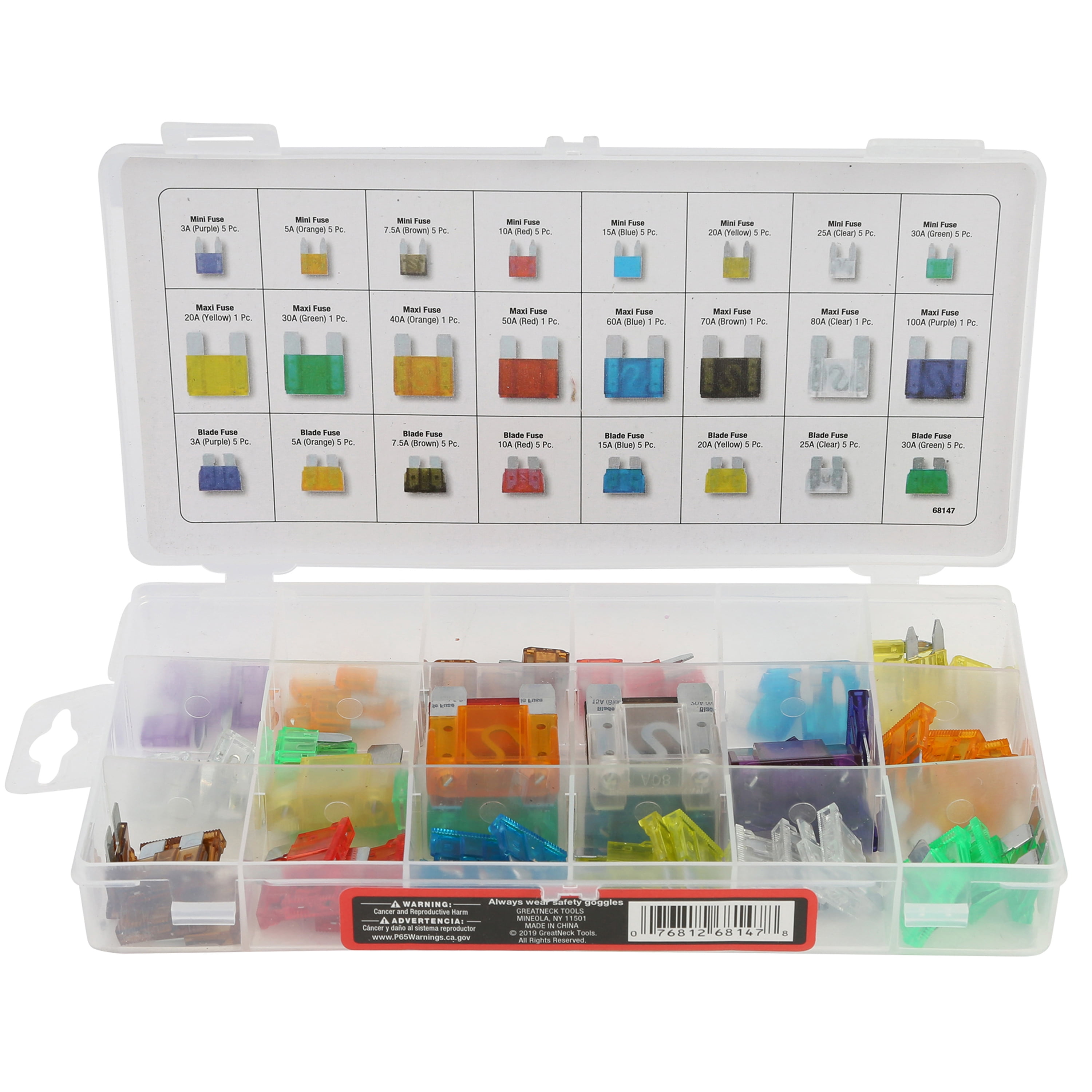 Hardware Machinery Master Auto Fuse Assortment, 88 Piece Set