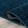 thumbnail image 3 of JONATHAN Y SEU100C-6OV Haze Solid Low-Pile Navy 6 ft. x 9 ft. Oval Area Rug, Coastal Bohemian, Pet Friendly, Stain Resistant, Easy to Clean, for Living Room; Kitchen, Bedroom, 3 of 5