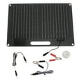 thumbnail image 2 of Panel Solar de 100W, Cargador de Panel Solar Portátil Negro Carga Rápida Para Viaje en Bote de Vehículos Recreativos, 2 of 7