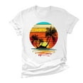 thumbnail image 5 of IROINNID Women Summer Fashion Funny Print Casual Regular Women Round Neck Short Sleeves Top Spring Saving, 5 of 5