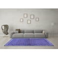 thumbnail image 3 of Ahgly Company Indoor Rectangle Persian Blue Traditional Area Rugs, 7' x 9', 3 of 4