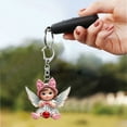 thumbnail image 6 of Kieccall Girl Baby Pendant 2d Flat Car Pendant Car Decoration Bag Pendant, 6 of 8