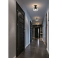 thumbnail image 6 of 60/6799-Nuvo Lighting-Kew-1 Light Semi-Flush Mount-10.38 Inches Wide by 10 Inches High-Aged Bronze Finish, 6 of 10