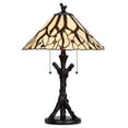 thumbnail image 4 of BO-3104TB-Cal Lighting-2 Light Table Lamp In Art Deco Style-24 Inches Tall and 16.5 Inches Wide, 4 of 4