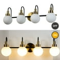 thumbnail image 5 of ExBrite 4-Light LED Vanity Light Fixture Farmhouse Black Gold Dimmable 3023, 5 of 5