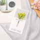 thumbnail image 5 of Tarjeta de felicitación con flores secas Diseño ecológico único Papel kraft marrón reciclado Los amantes de la naturaleza celebran con belleza natural, 5 of 6