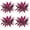(4PCS), variant on 2PCS Large Realistic Artificial Boston Fern & Dragon's Blood Tree Plants, with Vibrant Pink/Purple Leaves, Outdoor Fake Ferns with UV Resistance, Great for Garden, Patio(6PCS)