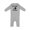 AC-Heather Grey, variant on Future Calf Roper Team Roping Baby Romper Coveralls