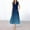 Blue, variant on New Summer Arrivals SMihono Womens Summer Casual Maxi Dress V Neck Ruffle Sleeve Gradient Long Dresses Fashion Flowy Tiered Boho Beach Vacation Sundress Sky Blue S