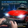 thumbnail image 5 of Aosom Licensed BMW 12V Kid Electric Ride-On Car with Easy Transport, Red, 5 of 9