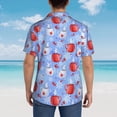 thumbnail image 4 of Balery coffee love cup winter Camisas hawaianas de manga corta para hombre, camisas playeras de corte holgado, camisas de vacaciones con botones,XX-Large, 4 of 7